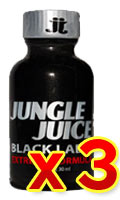 Cliquez pour voir la fiche produit- Poppers Jungle Juice Black Label 30ml x3 - LOCKERROOM Canada
