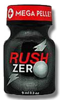 Click to see product infos- Poppers Rush Zero (pentyle/propyle) 9 ml