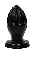 Cliquez pour voir la fiche produit- Butt Plug Vinyl Noir Poire