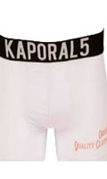 Cliquez pour voir la fiche produit- Boxer  Original - Kaporal 5 - Blanc/Noir - Taille L