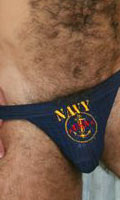 Cliquez pour voir la fiche produit- Jock Strap Navy - NY JOX - Bleu Marine - Taille L