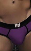 Cliquez pour voir la fiche produit- Slip Wonderman UDY - Violet/Noir - Taille S