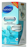 Pr�servatifs Manix Aquafusion - x10