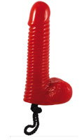 Cliquez pour voir la fiche produit- Gode Blazing Buckaroo  - Rouge - 8''