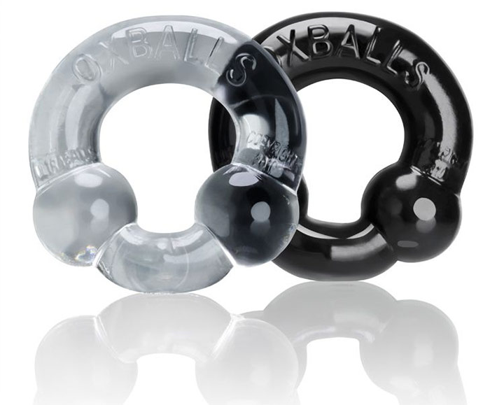 image extraite ultraballs cockring set oxballs noir transparent