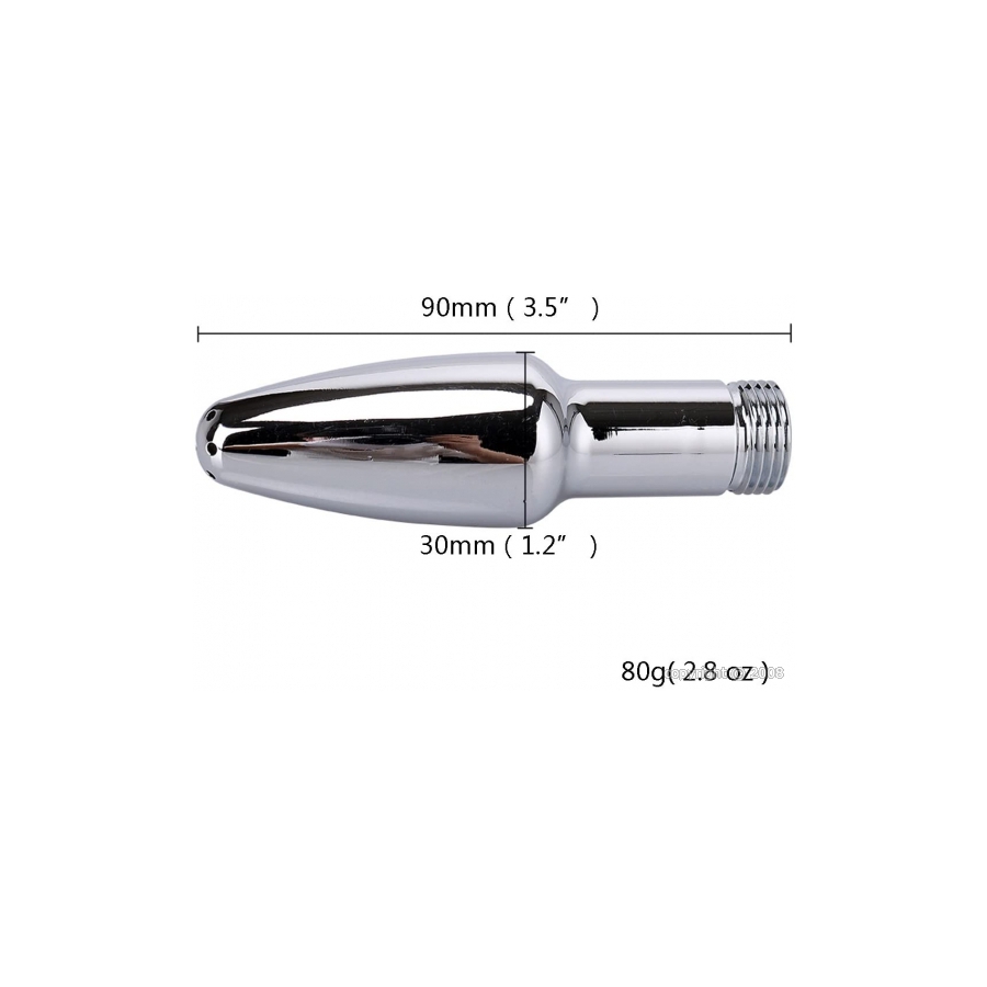 image extraite embout enema lavement douche anal vaginal aluminium