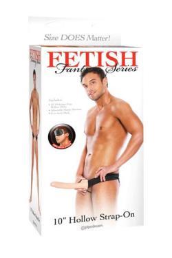 Gode Ceinture Creux ''Hollow Strap-On'' - Fetish Fantasy - Chair - Taille 10'' (25cm)