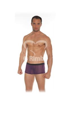 Boxer Transparent Rimba - Violet - Taille M/L