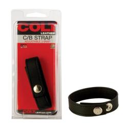 Cockring Cuir ''3 pressions'' C/B Strap - COLT