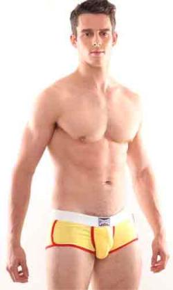 Boxer Tommy Retro - GBGB - Yellow - Size S