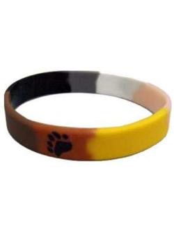Bear Pride Silicone-Anklet (vertical)