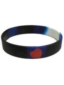 Bracelet Silicone Souple Leather Pride (vertical)