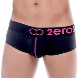 2Eros ''U02.07'' Boxer - Black/Pink - Size L