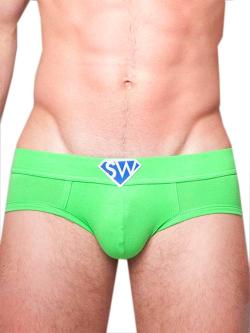 Slip ''U20SM Supa Man'' - SupaWear - Vert - Taille XL