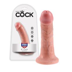 Realistic Stiffy - King Cock - Natural - Size 6 Inches