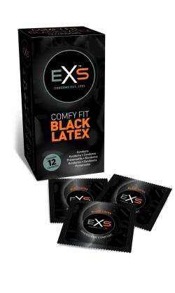 12 EXS ''Black Latex'' Condoms