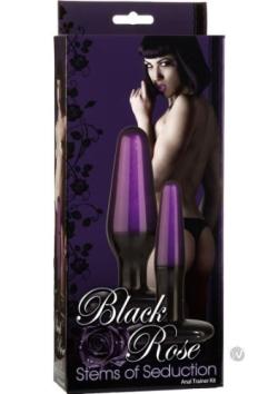 Black Rose (Stems of Seduction) Pack de Plugs - Anal Trainer Kit