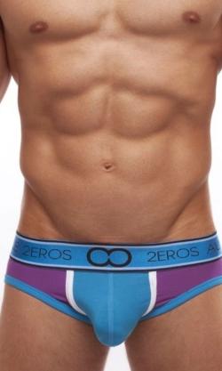 2Eros ''U22.16 Vivid''  Brief Coast pouch - Blue/Purple - Size XS