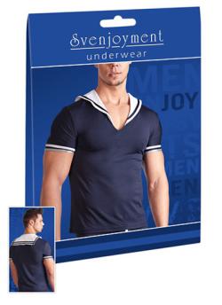 Tee-Shirt ''Marins'' SvenJoyment - Marine Blue/White - Size L
