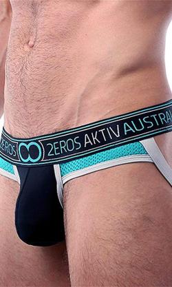 JockStrap ''U92.35 Pro Aktiv'' - 2Eros - Black/Platinum - Size XL