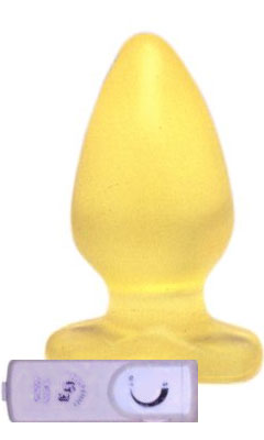 Plug & Joy Vibro Simple 9 cm - Yellow