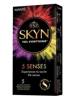 Prservatifs Manix Skyn 5 Senses  - x5