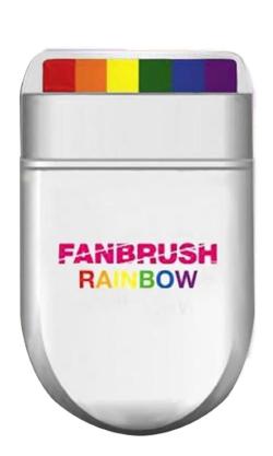 Fanbrush - Face Paint Rainbow