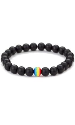Bracelet Rainbow Perles - Black