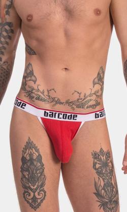 BARCODE Cosme Jock - Red/White - Size S