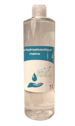 Gel Hydroalcoolique - TetraMedical France - 500 ml
