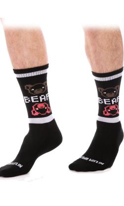 Chaussettes Gym Bear - BarCode - Noir - Taille S/M