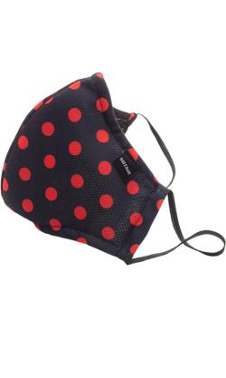 Masque à points ''Michelinho'' - Barcode - Noir/Rouge