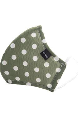 Masque à points ''Michelinho'' - Barcode - Olive/Blanc