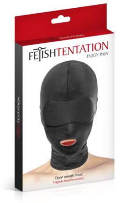 Cagoule Masque Nylon (ouverture bouche) - Fetish Tentation