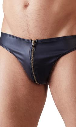 Slip Ouvert ''Zip'' - SvenJoyment - Noir - Taille XXL