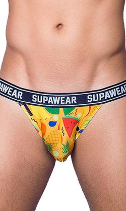 JockStrap ''U94 Pow Fruit Punch'' - SupaWear - Orange - Size XL