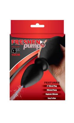 Poire Plug Douche Double - Freshen Pump 4'' - Noir