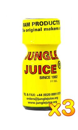 Poppers Jungle Juice 10 ml anglais X3 - RAM PRODUCTS