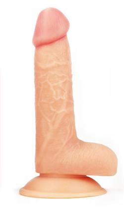LOVETOY DILDO THE ULTRA SOFT DUDE - Natural - Size 8 Inches