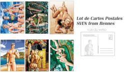 Cartes Postales Sven x 6