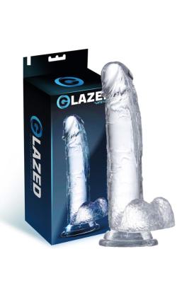 Clear Dildo 20cm - Glazed