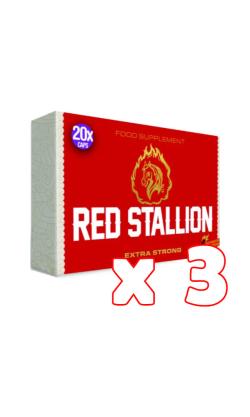 Pack 3x Red Stallion - Gélule x20