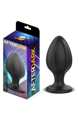 Butt Plug Silicone ''Rifter'' - AfterDark collection - Black - Size S