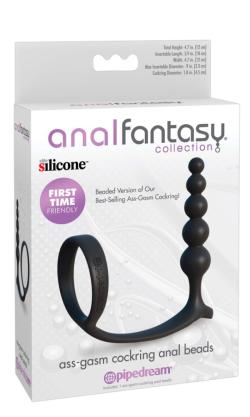 ''Ass-gasm Cockring Anal Beads'' - Fetish Fantasy