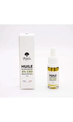 Huile 5% CBD Broad Spectrum Nobilis - Bio Hempseed - 10 ml