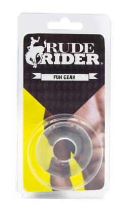 Fat Stretchy CockRing - Rude Rider - Clear