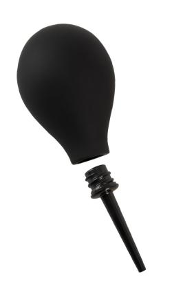 Poire à lavement silicone - Black-Velvet - noir