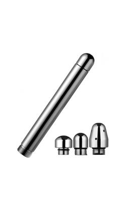 Pack Embout lavement douche (avec 3 Ttes) - Aluminium