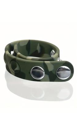 Cock Strap Militaire Camouflage 5 pressions (5P/2P) - Kaki/Forest