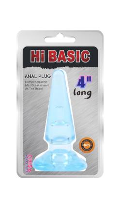 Anal Plug ''Hi-Basic'' 4Inch - Chisa - Blue